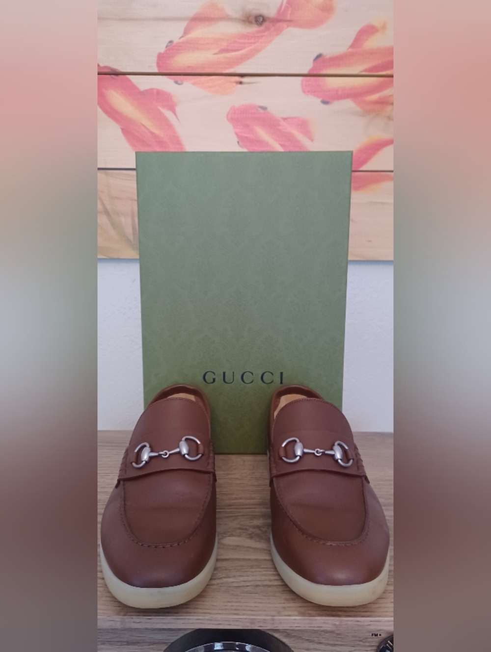 Men's Gucci Brown Leather Horsebit Loafers